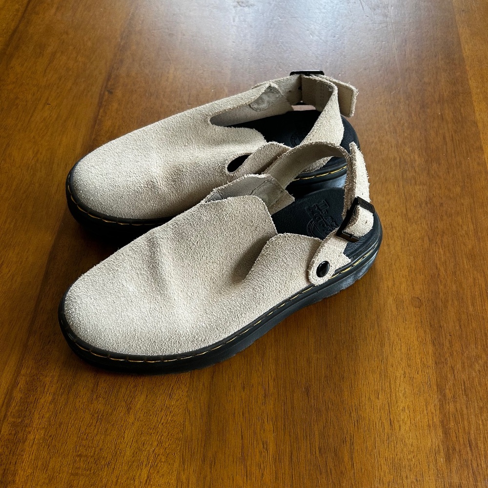 Dr. Martens cream clogs